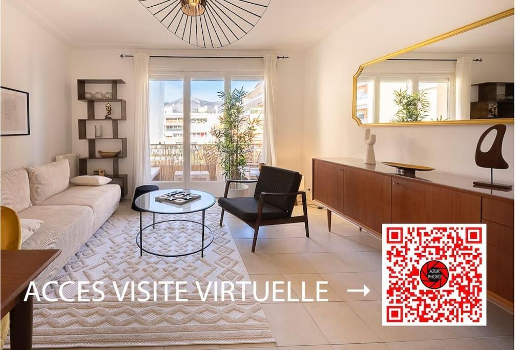 06B - Beautiful 2 Rooms With Terrace Sea View 로퀴에브륀캡마르탱 외부 사진