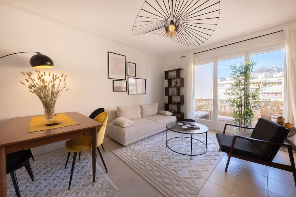 06B - Beautiful 2 Rooms With Terrace Sea View 로퀴에브륀캡마르탱 외부 사진